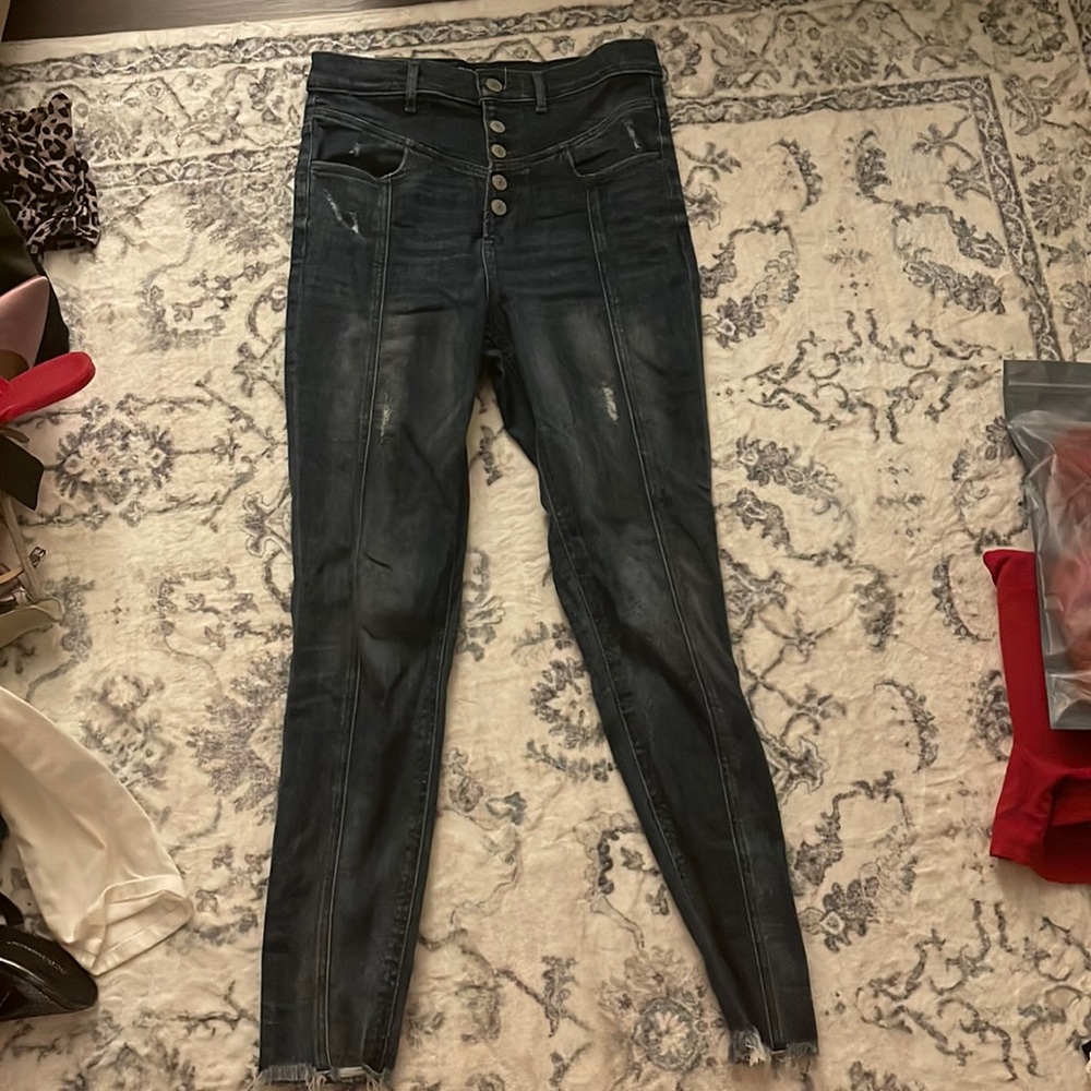 Express high waisted jeans
